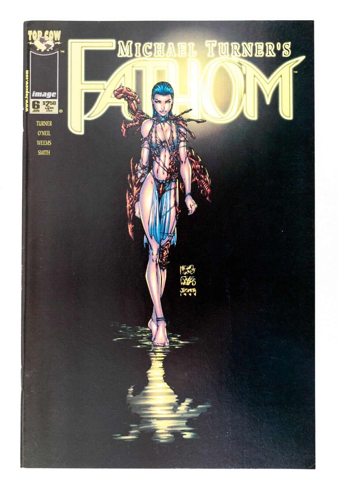 Fathom #6 (1998 Top Cow/Image, Vol. 1) Michael Turner Art & Cover Unread NM-