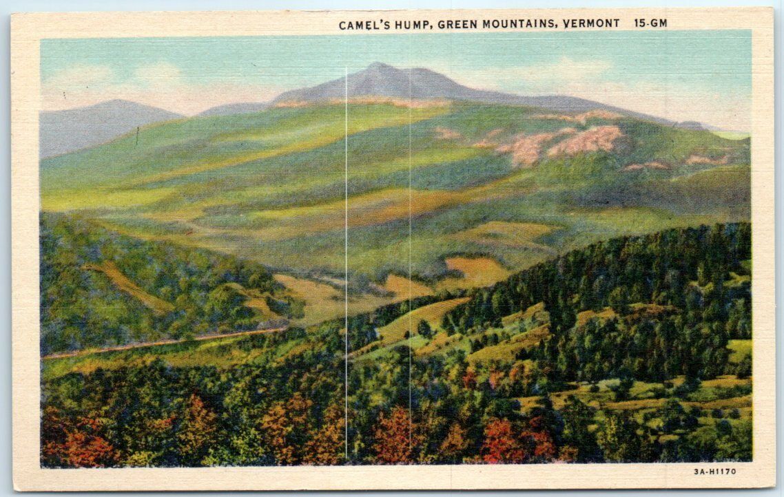 Postcard - Camel\'s Hump, Green Mountains, Vermont