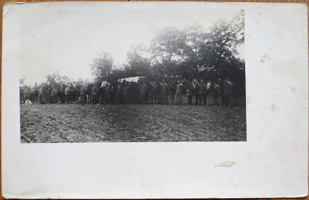 Germany WWI 1916 Realphoto Postcard: 56th Infantry Division