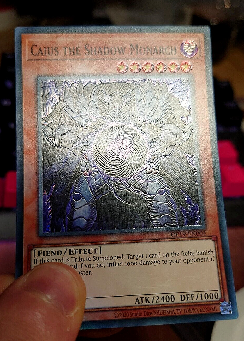 Yu-Gi-Oh Ultimate Rare Style Caius The Shadow Monarch