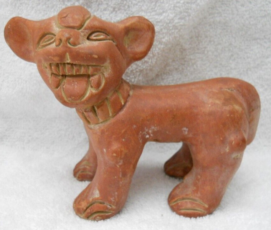 Mesoamerica Colima Dog Jaguar Tiger Primitive Figurine Terra Cotta Mexico