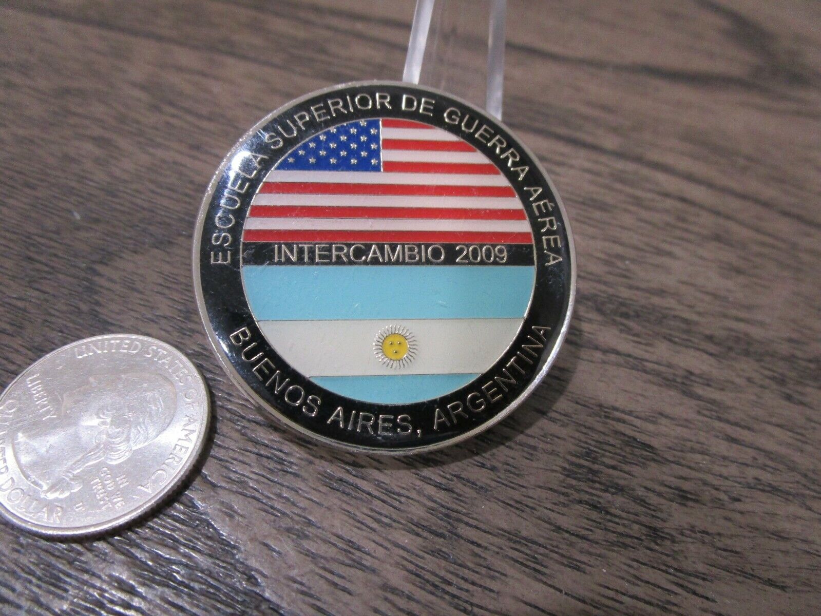 USAF Argentina Air Warfare College El Bandido Challenge Coin #542P