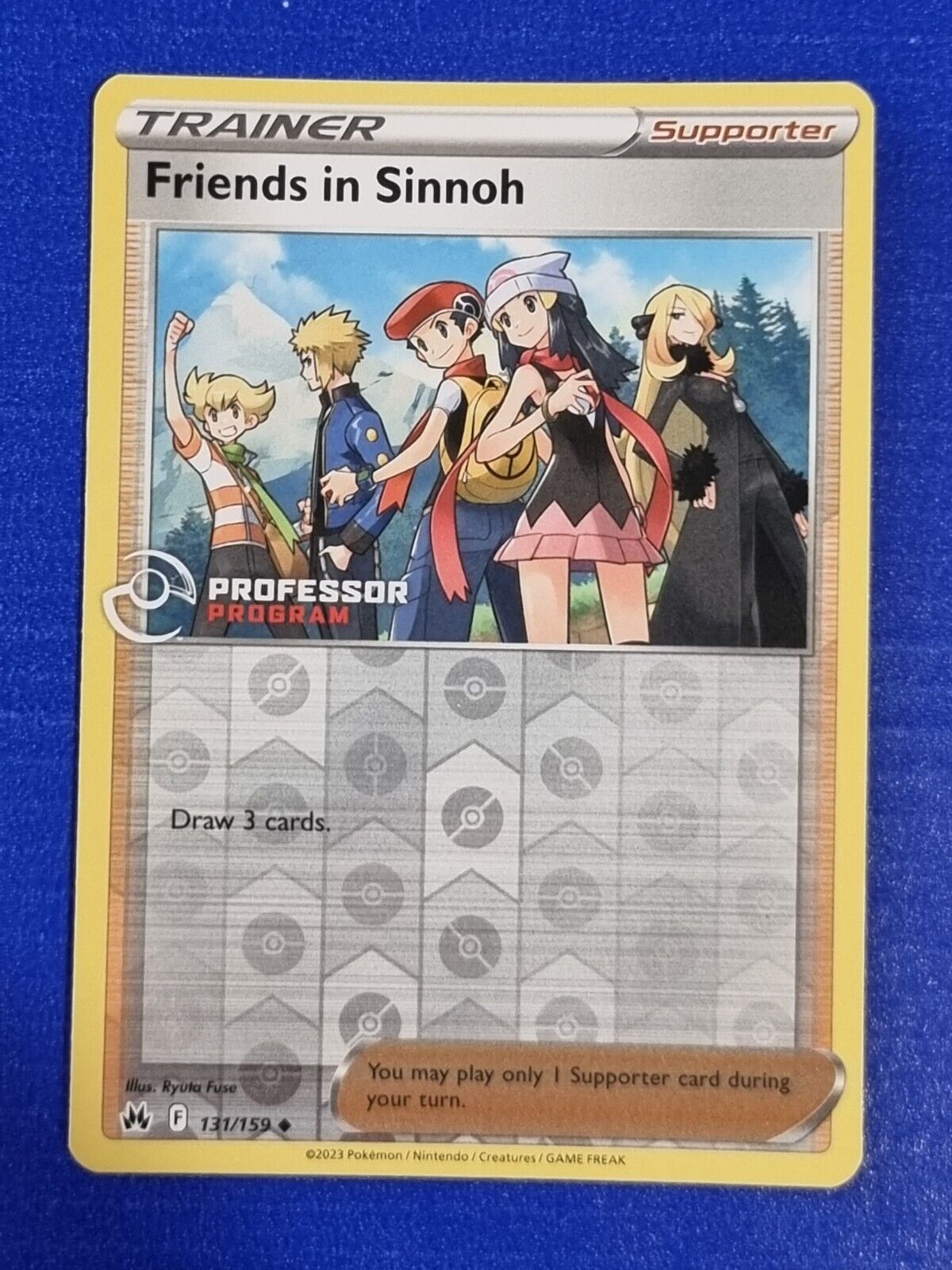 Pokemon Card Friends in Sinnoh Professor Program Cup Promo 131/159 Foil NM 2023 
