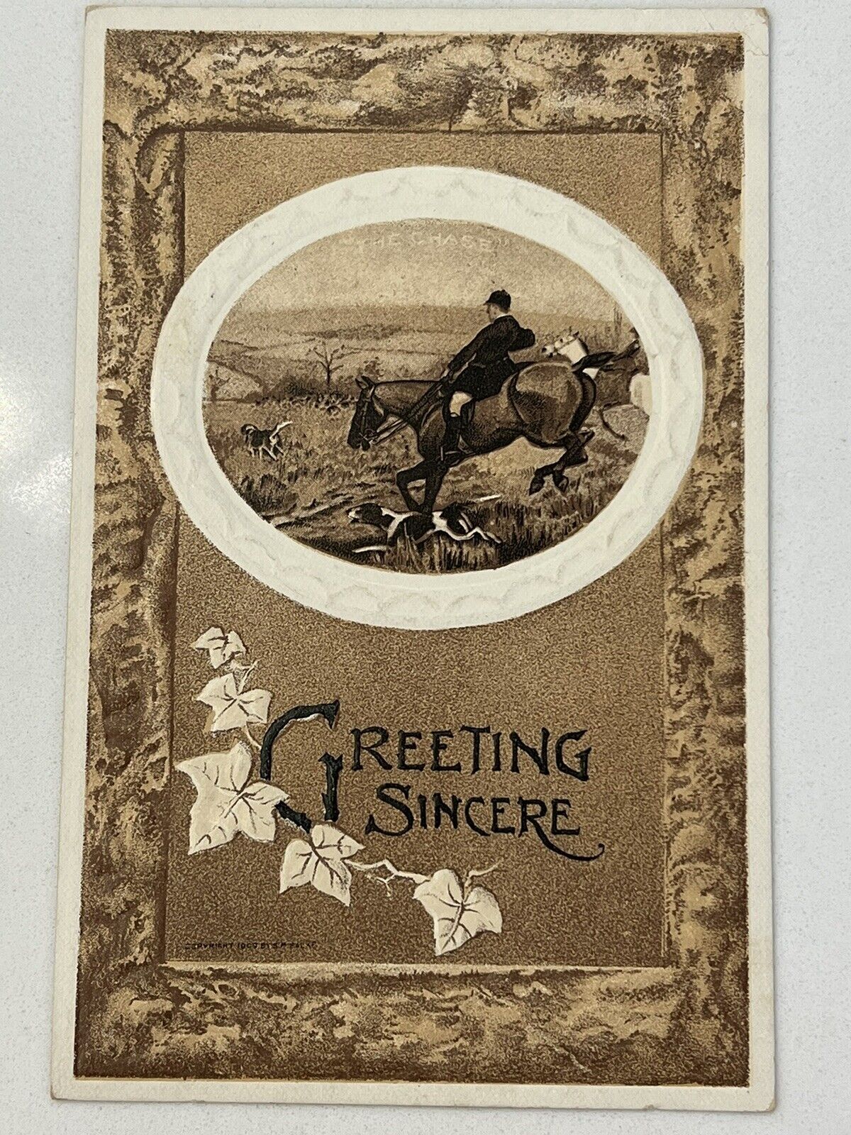 Vintage Thanksgiving Postcard 1899