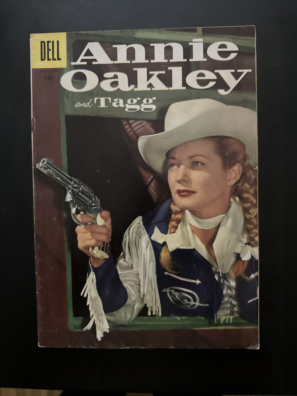 ANNIE OAKLEY & TAGG #7 DELL EARLY SILVER AGE ,BEAUTIFUL COMIC 1950\'S TV, Western