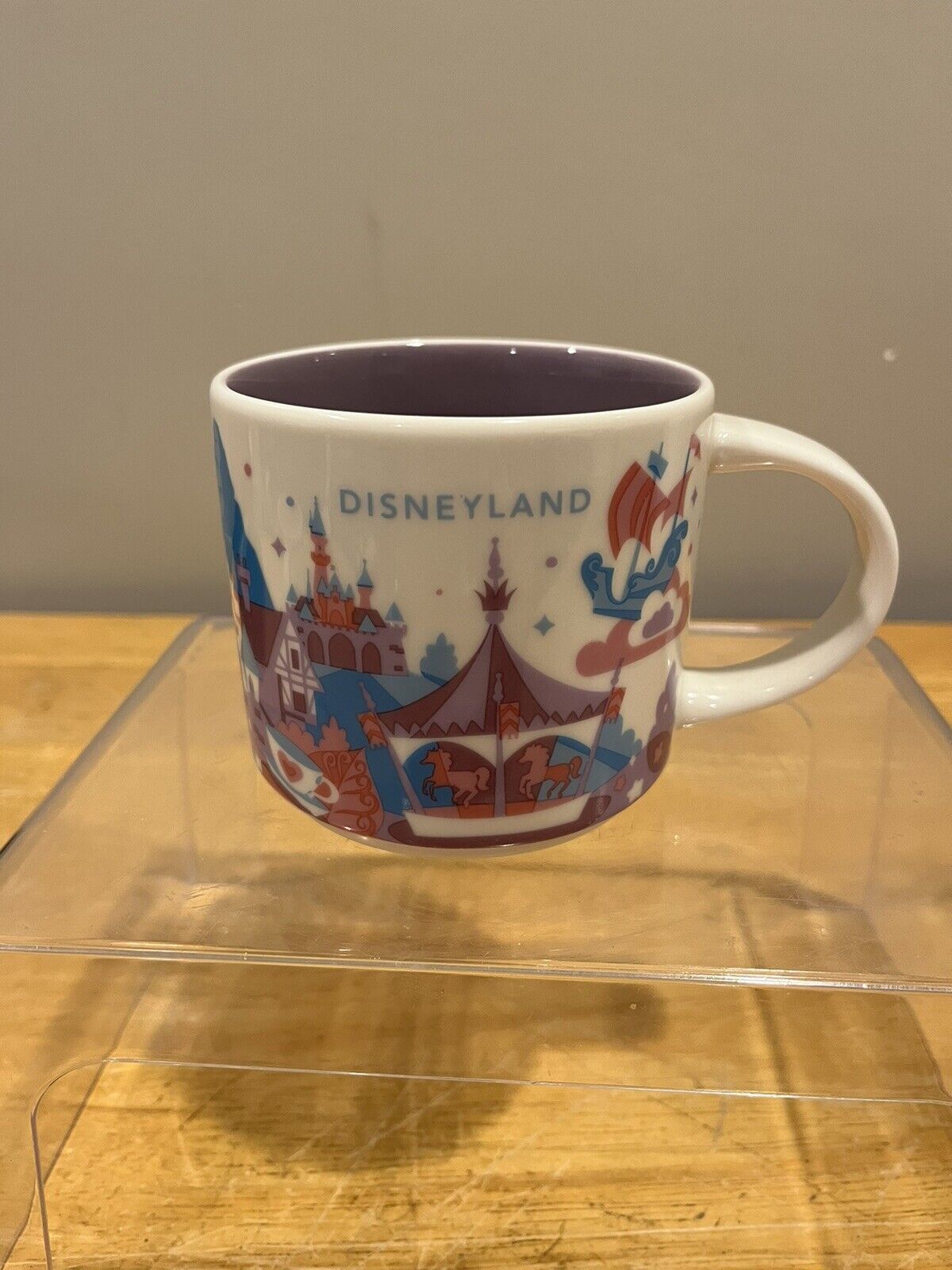 Starbucks Mug Disney Parks Fantasyland You Are Here 14 oz. Disneyland Coffee Cup