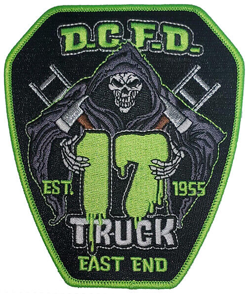 DCFD Truck 17 East End Est  1955 Grim Reaper NEW Fire Patch