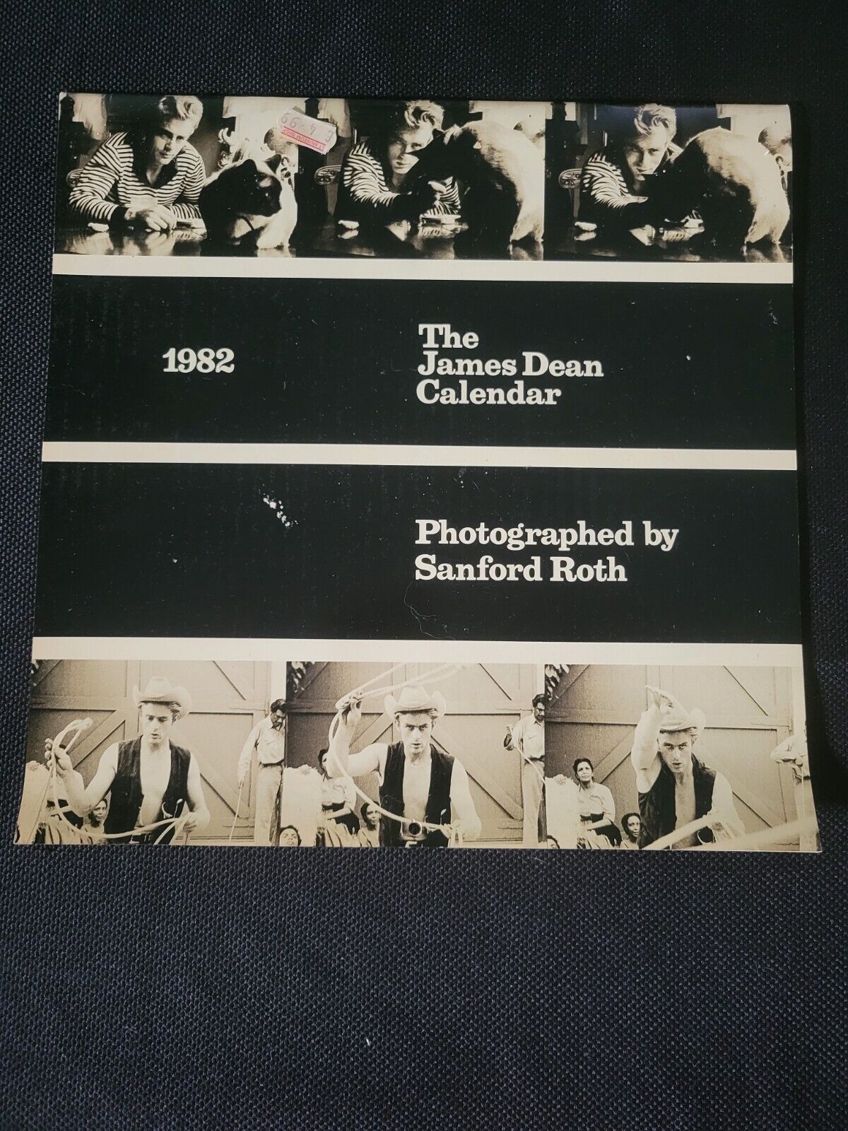 Vintage 1982 The James Dean Calendar, Photographed by Sanford Roth
