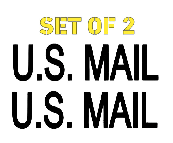 US Mail  Post Office Vinyl Decal Delivery Window Truck Sticker Laptop