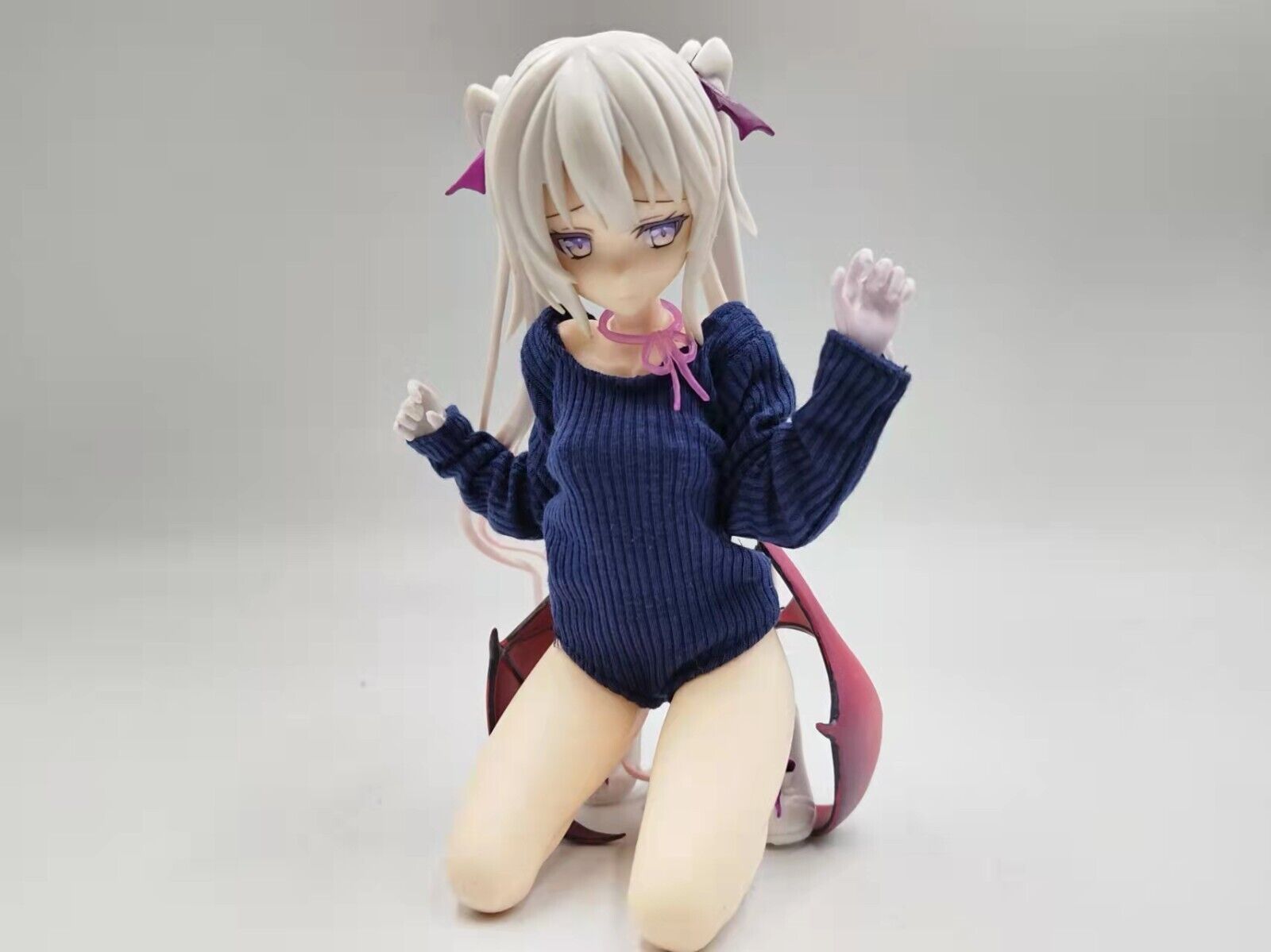 New 18CM devil girl Anime statue Characters Figure PVC Toy gift No box Can take