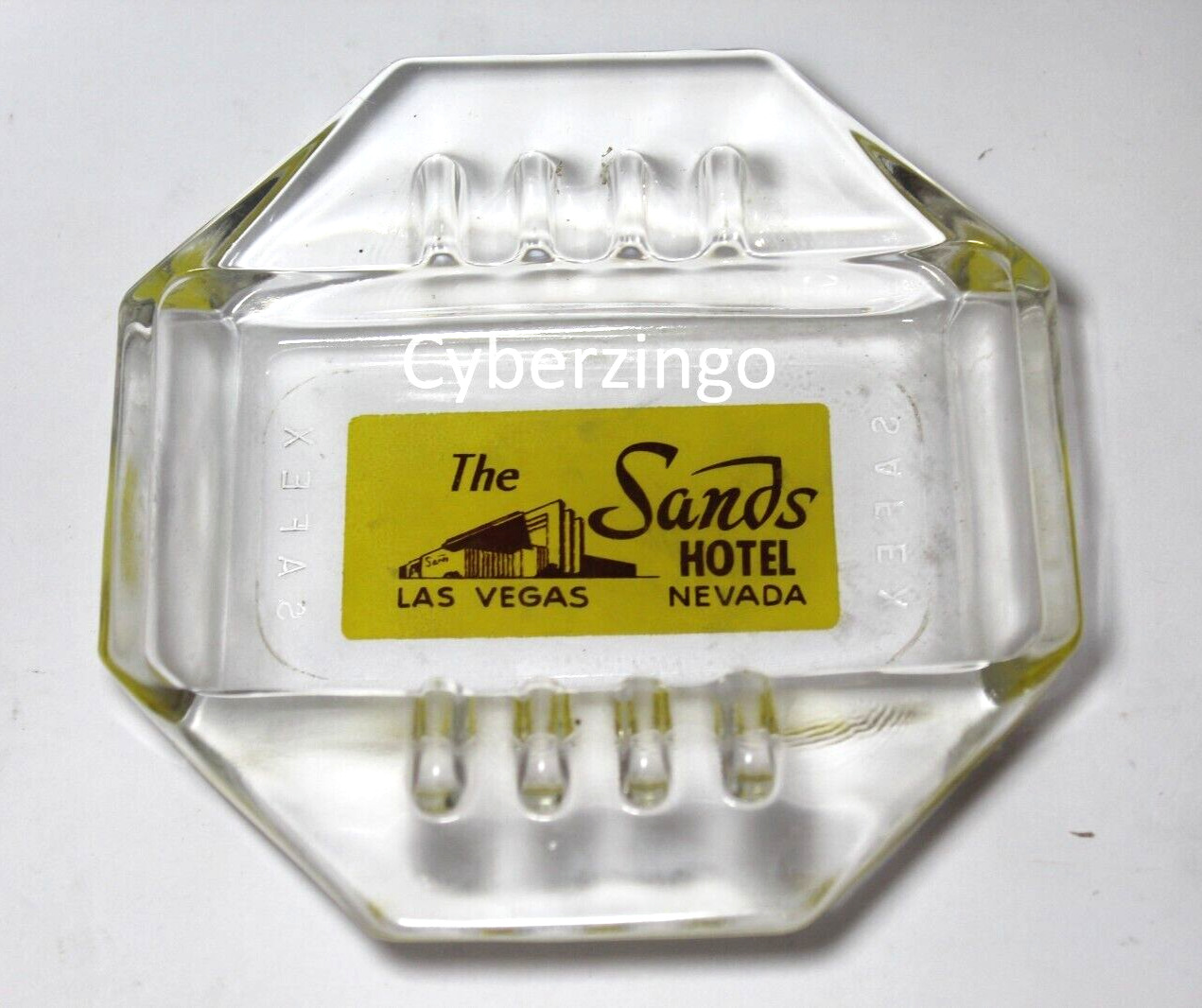 The Sands Hotel Las Vegas Nevada Vintage Glass Ashtray PREOWNED