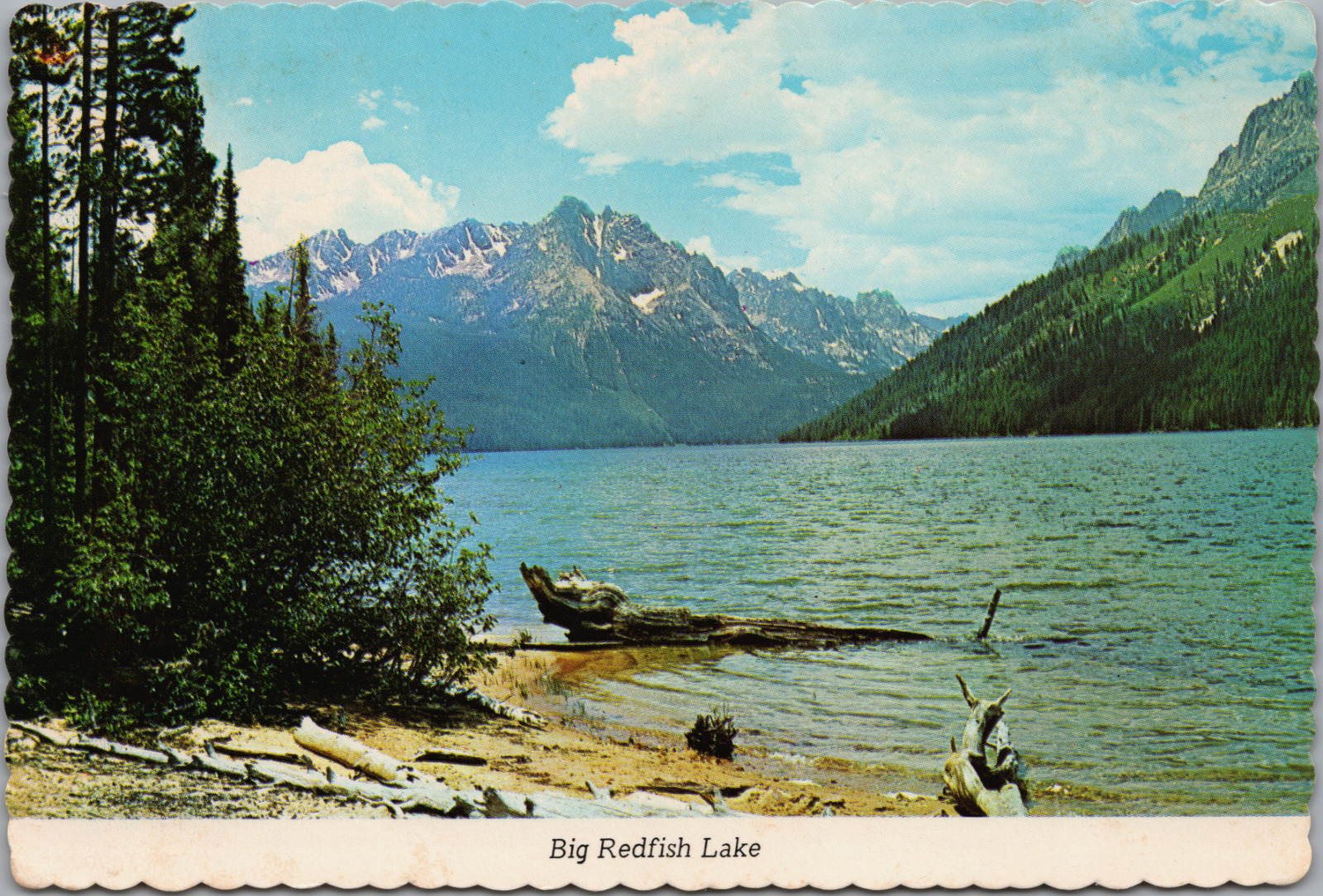 Big Redfish Lake Idaho Sawtooth Valley Route 75 Mt. Heyburn c1980\'s