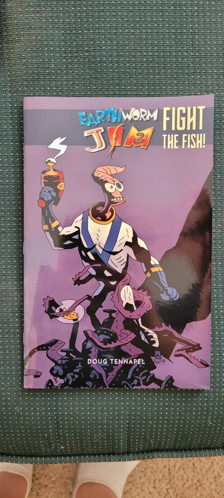 Earthworm Jim 2: Fight The Fish Preview Comic Mike Mignola Cover 