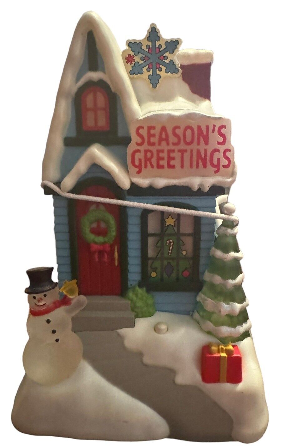 Hallmark 2009 Light & Music Caroling Cottages Seasons Greetings New with tags