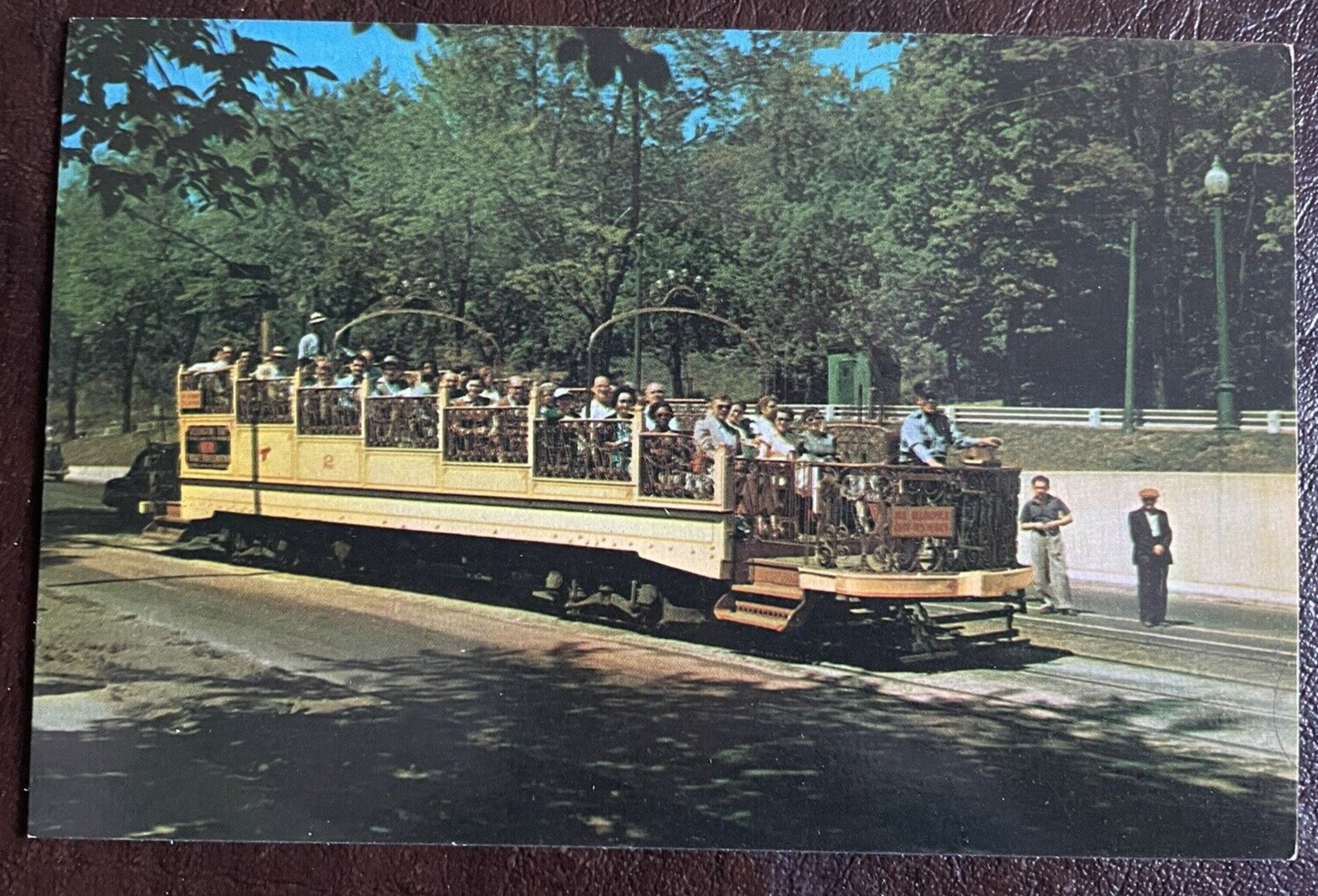 Postcard Montreal\'s Observation Street Car Quebec Canada Vintage