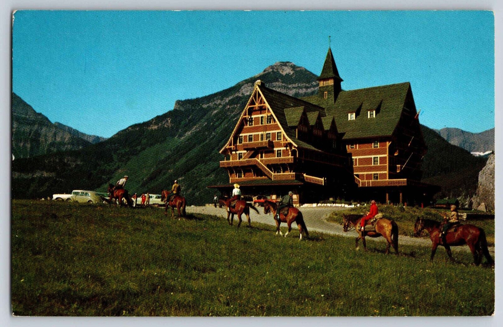 Postcard Prince of Wales Hotel Waterton Lake Glacier National Park Alberta  D-26