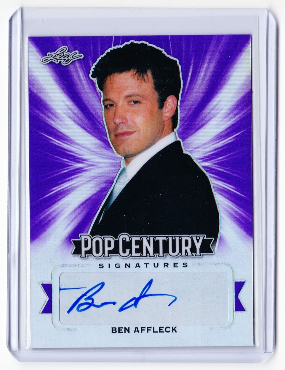 Ben Affleck 2020 Leaf Pop Century Autograph Card # 5/5  Auto Batman v Superman