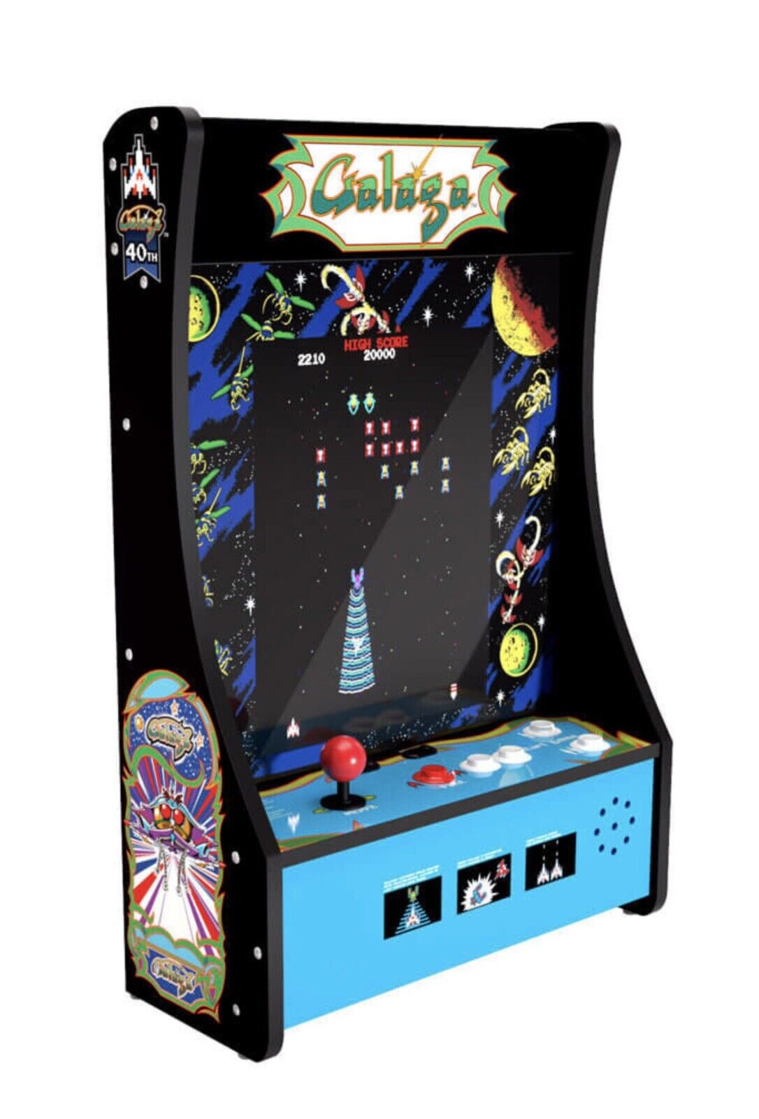 Arcade1Up Galaga 40th Anniversary PartyCade / 10-in-1 Arcade Game - NEW IN BOX