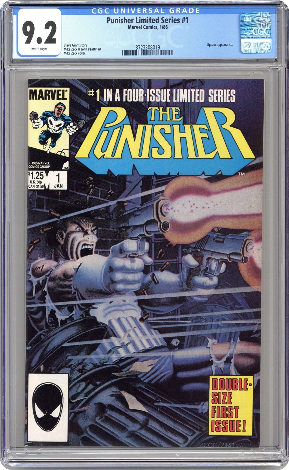 Punisher 1D CGC 9.2 1986 3723308019