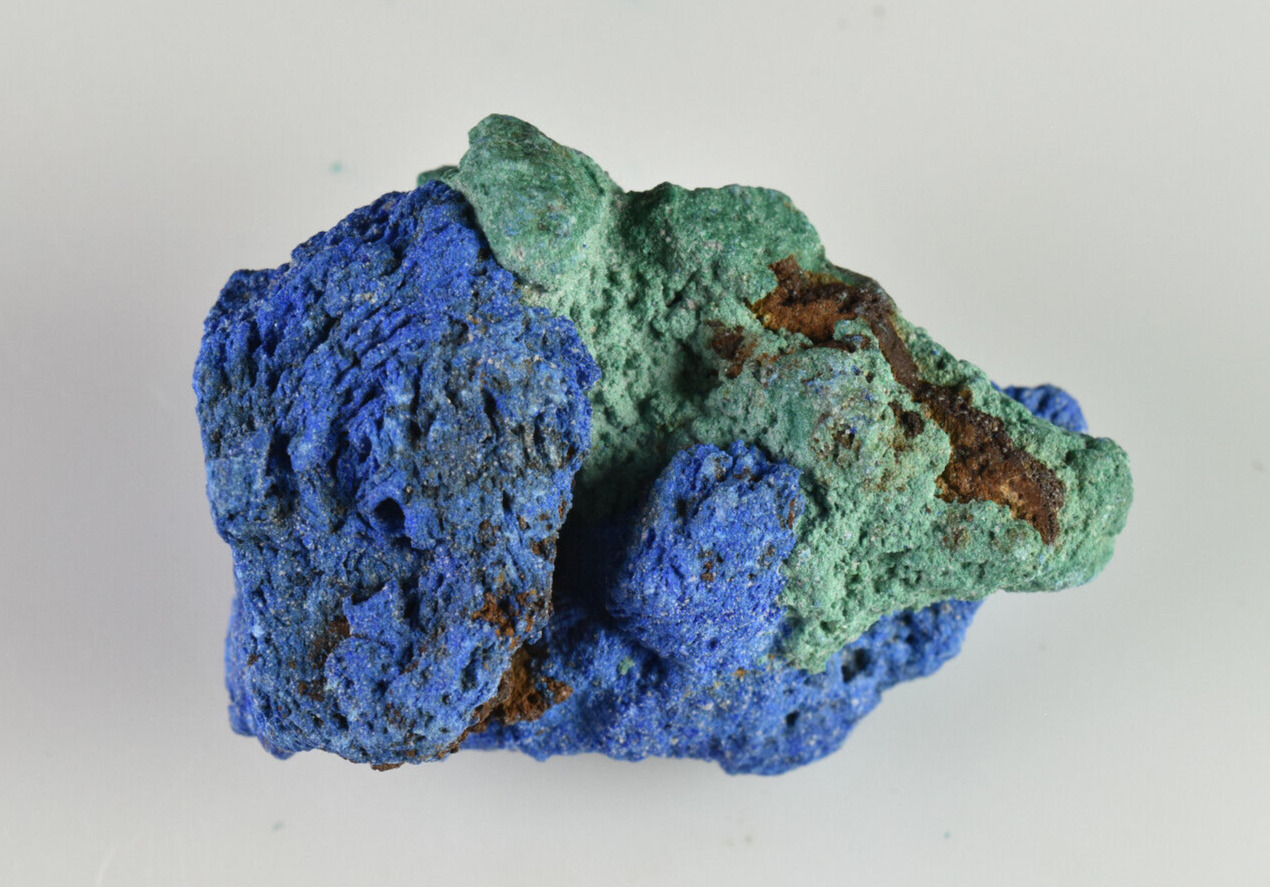 Azurite with Malachite Nugget Nodule from Congo  4.2 cm   # 19405