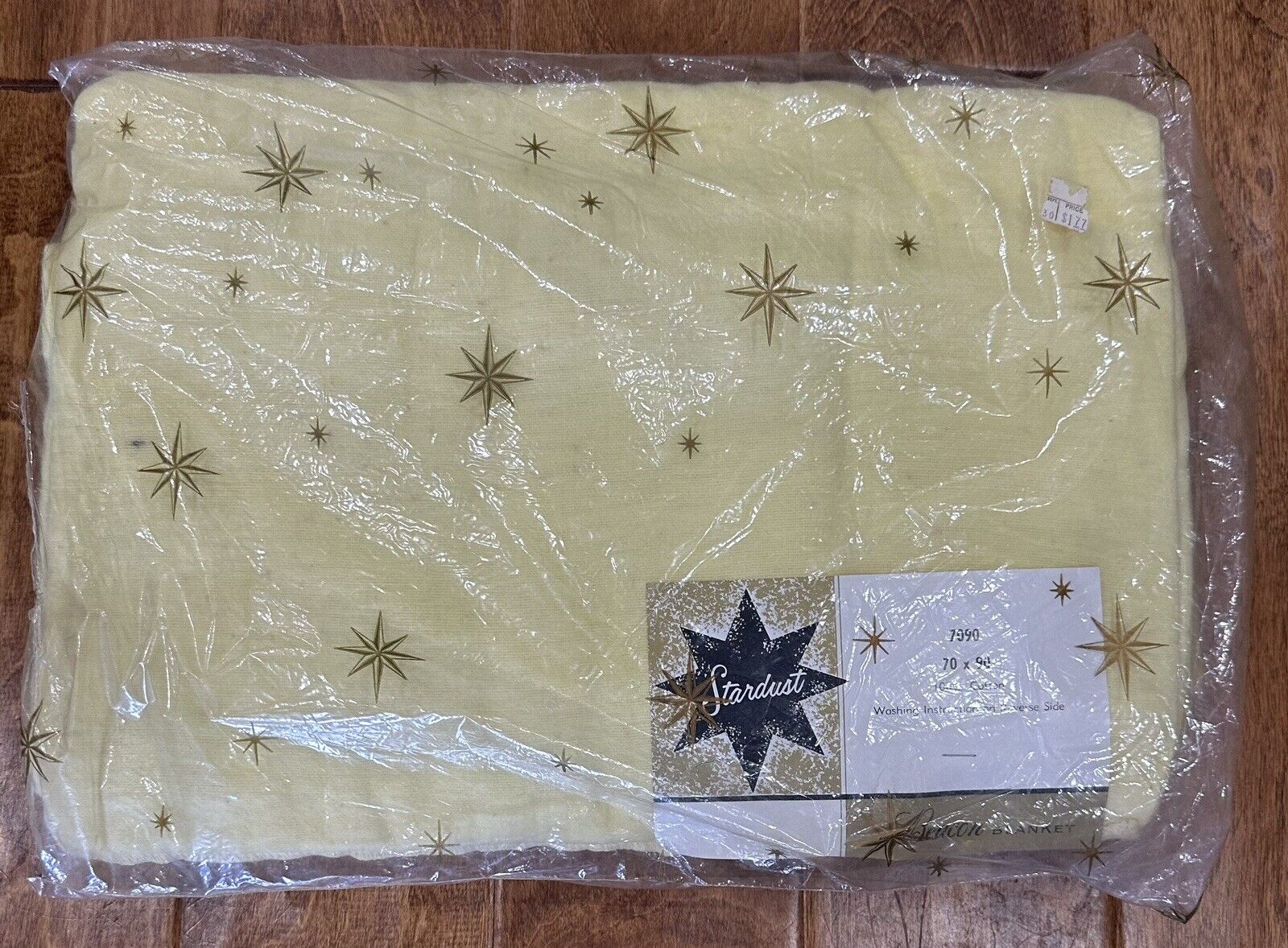 Vintage Beacon Sheet Blanket Stardust Yellow #7090 70X90