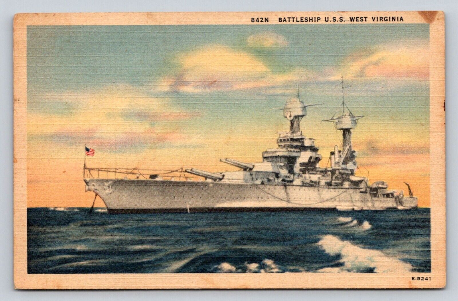 Battleship USS West Virginia P773
