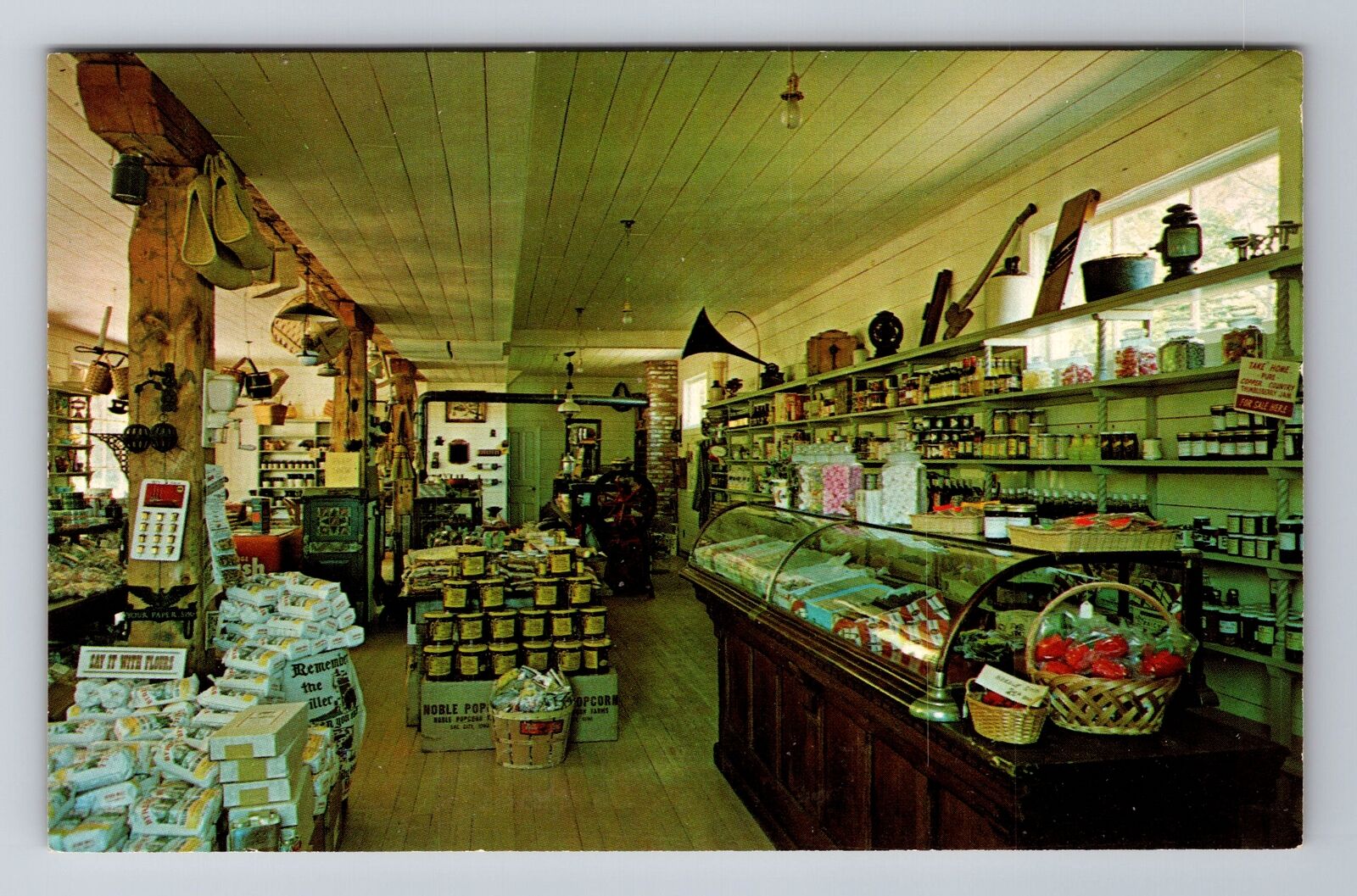 Copper Harbor MI-Michigan, Old Country Store, Antique, Vintage Souvenir Postcard
