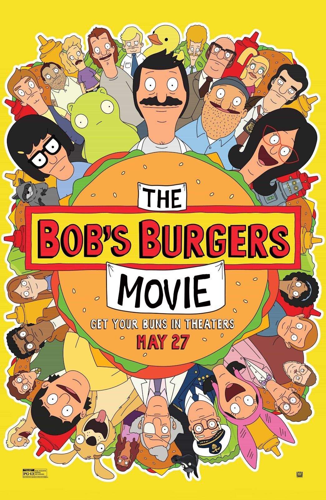 THE BOB\'S BURGERS MOVIE Framed Movie Poster (2022) - 11x17 13x19 NEW USA
