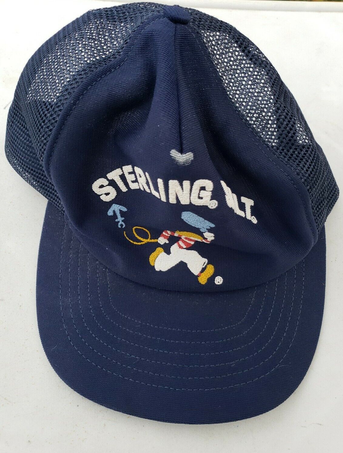 vintage cap hat mesh back snap STERLING SALT