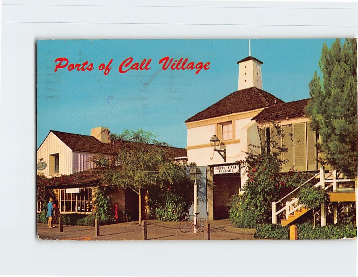 Postcard Ports of Call Village San Pedro California USA