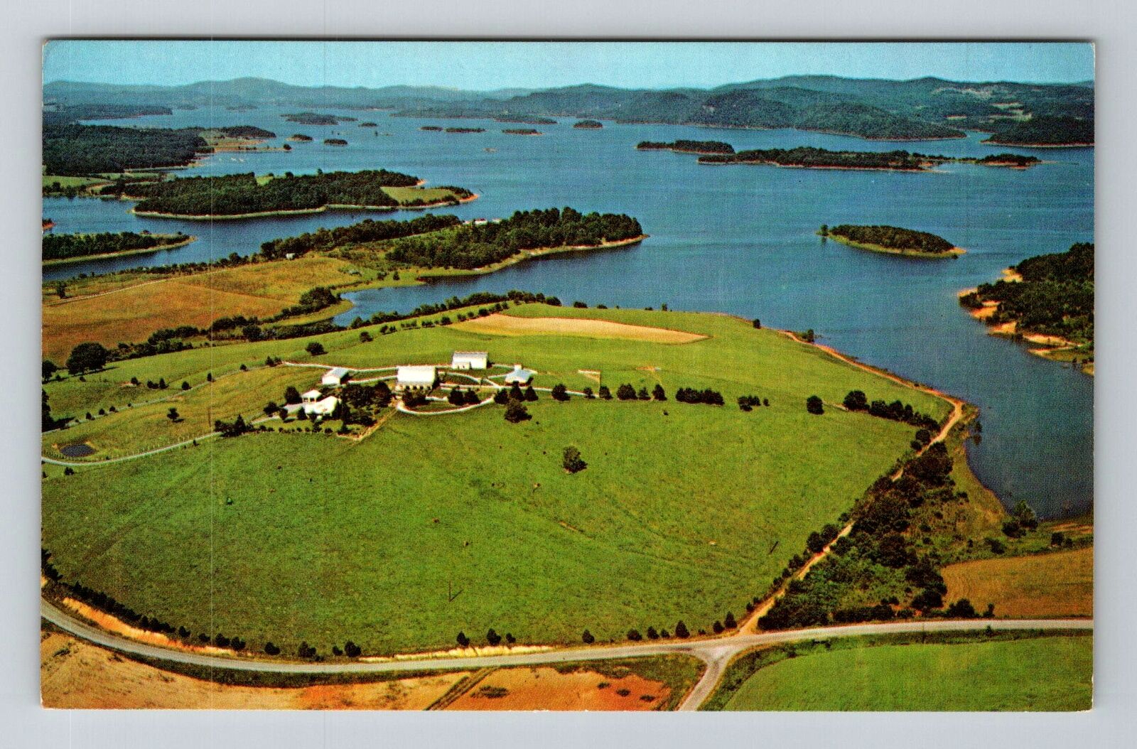 TN-Tennessee, Panoramic View Of Cherokee Lake, Vintage Postcard