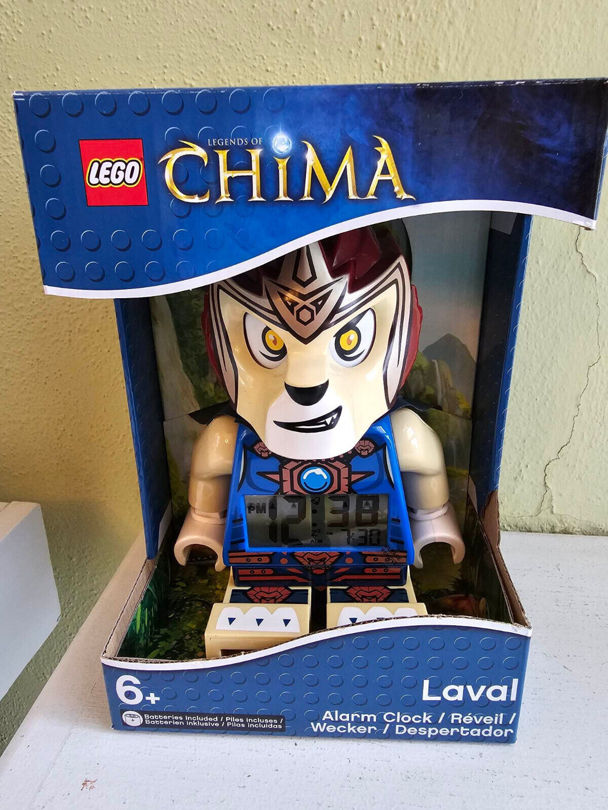 Retired 2013 LEGO Legends of Chima Laval Digital Alarm Clock -New in Box