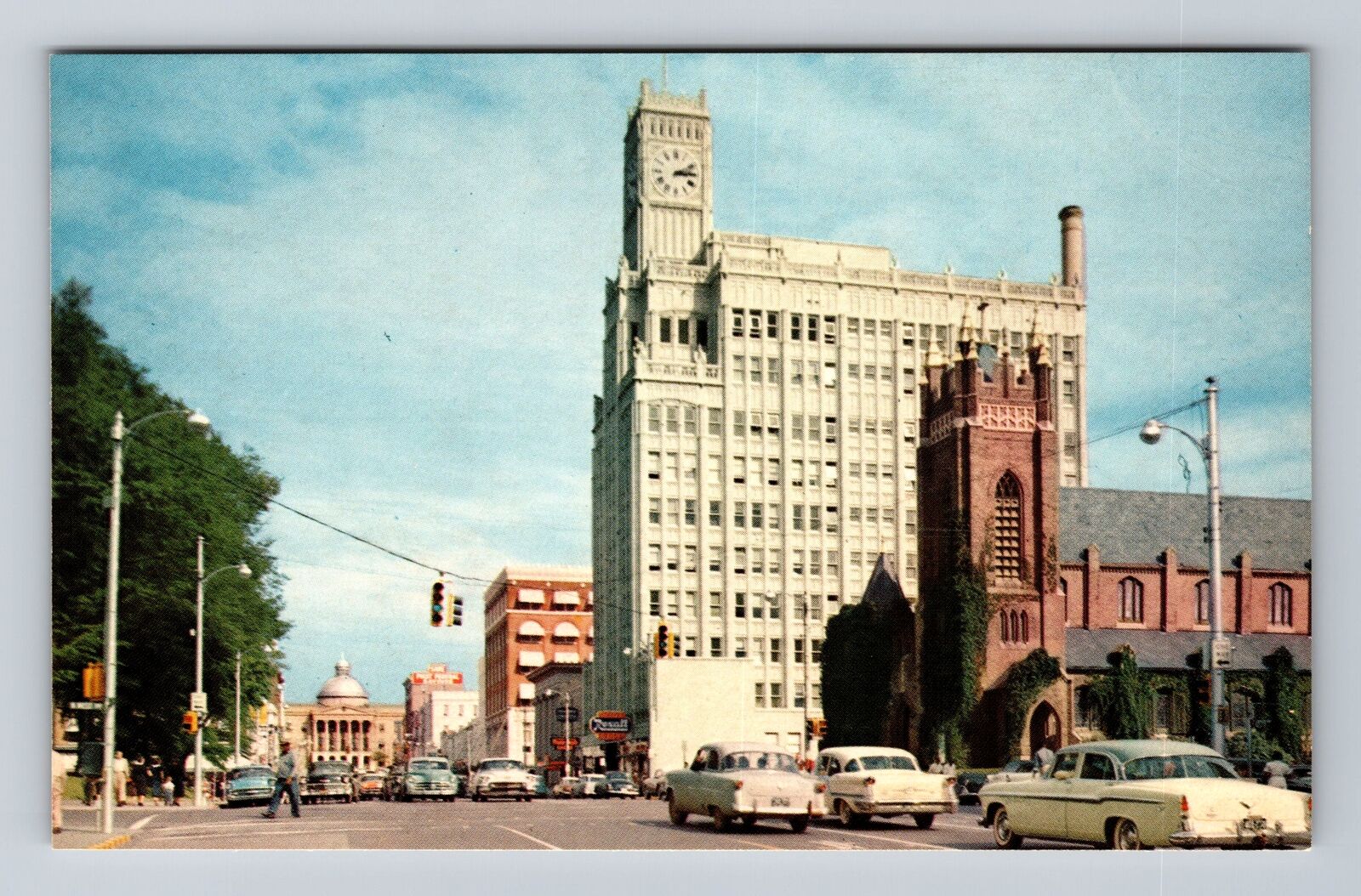 Jackson MS-Mississippi, St Andrew's Episcopal Church, Vintage Postcard