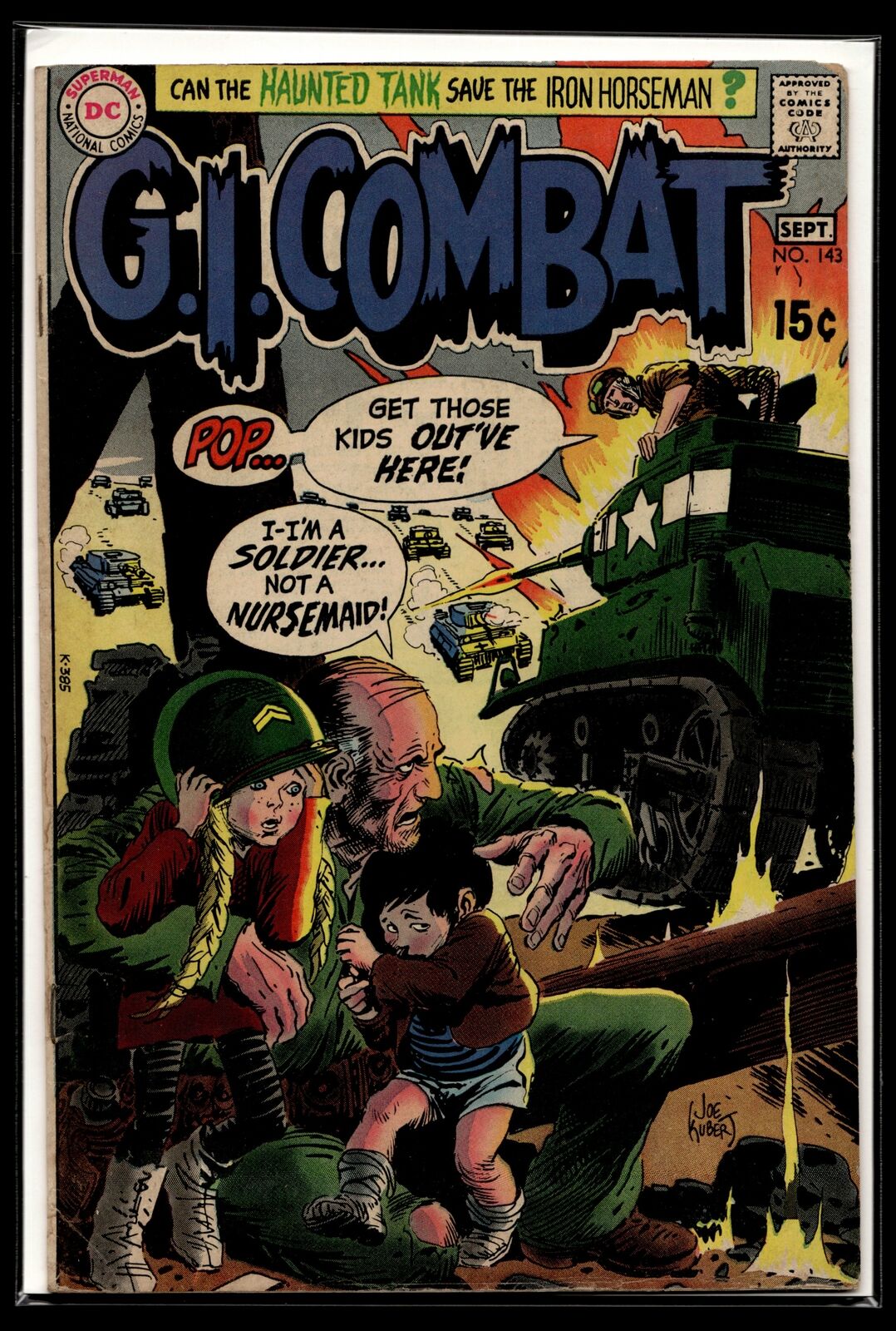 1970 G.I. Combat #143 DC Comic