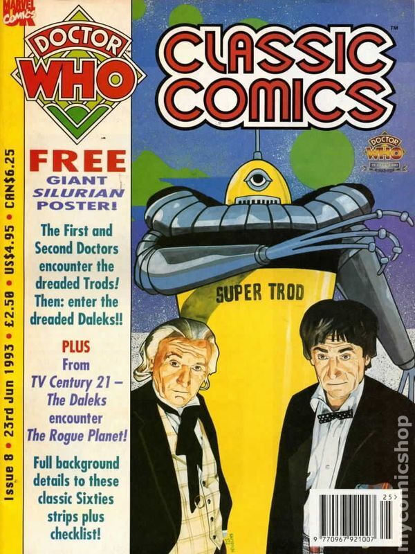 Doctor Who Classic Comics #8 FN 1993 Stock Image