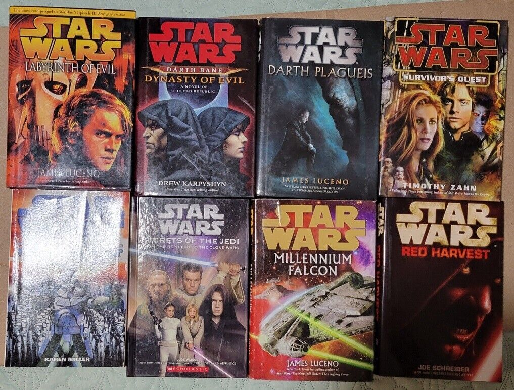 A Lot of 8 Star Wars Books