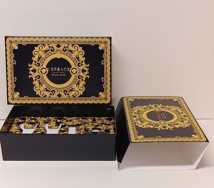 EMPTY BOX ONLY Versace Dylan Blue Pour Femme Gift Set Package Reseller Box 