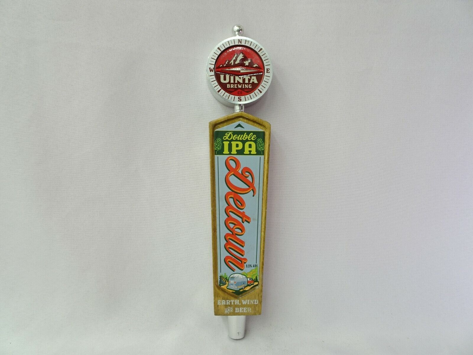 Uinta Brewing Detour Double IPA Beer Tap Handle MB