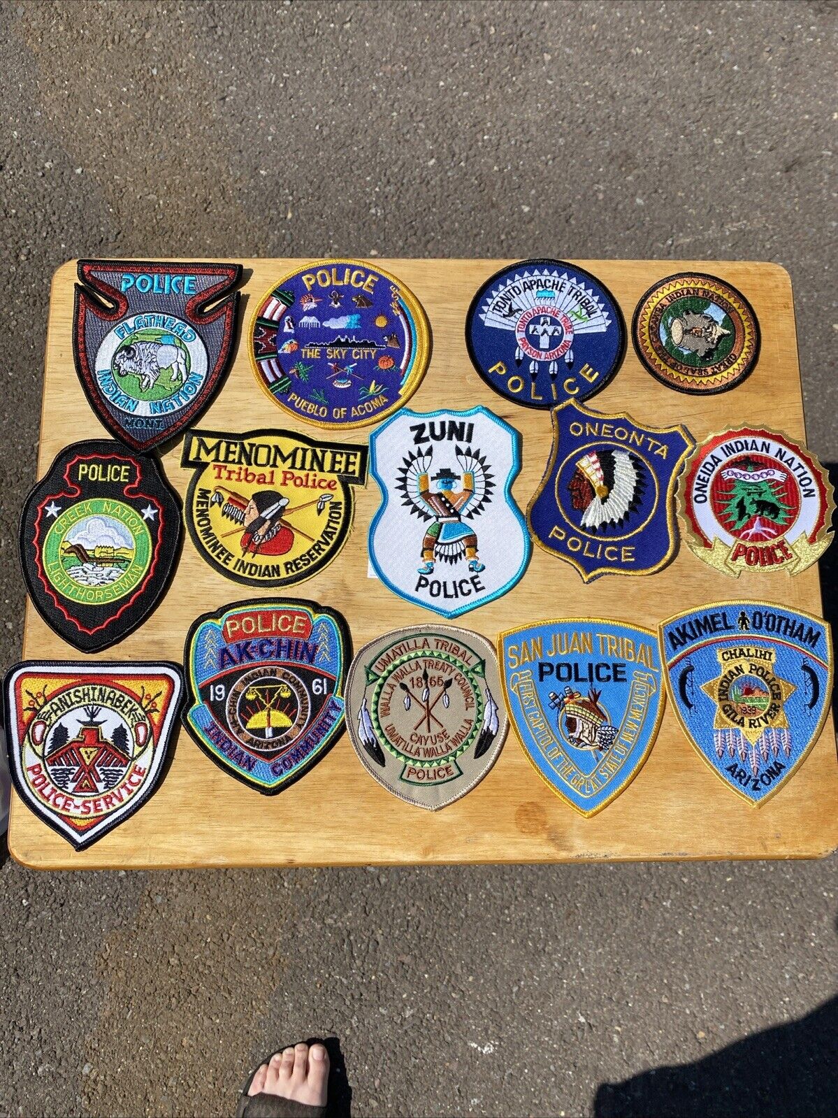 Lot of 14 Different Indian Police / Law Enforcement Patches