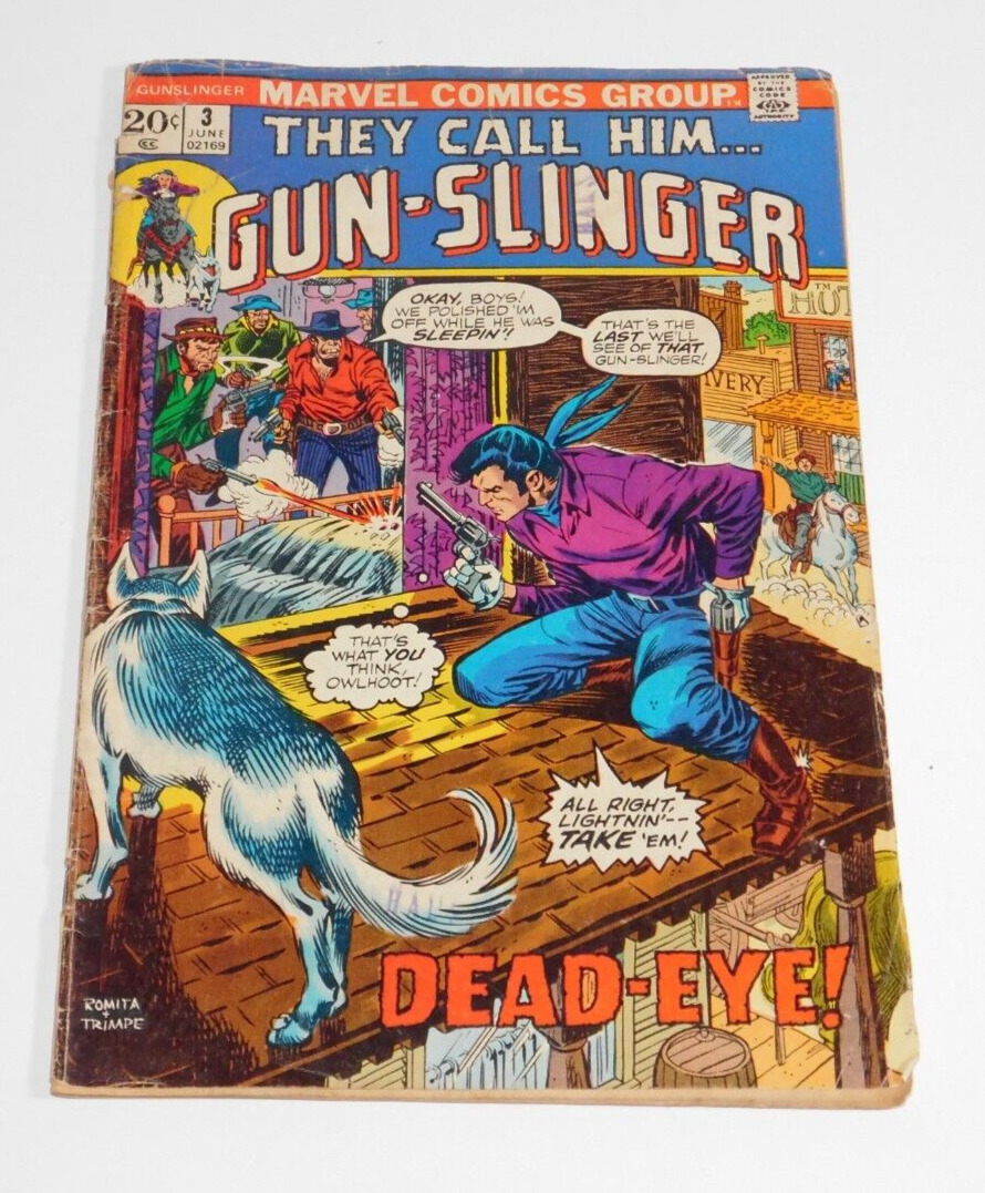 Gun-Slinger #3 June 1973 MARVEL They call him. $0.20