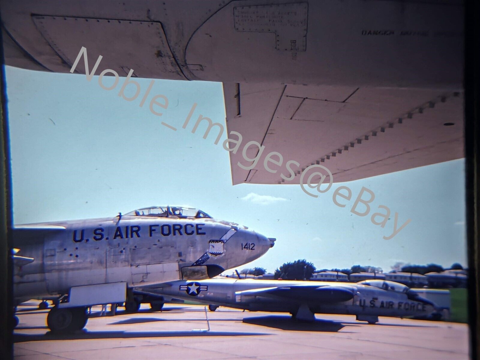 1982 Strategic Aerospace Museum B-47 Airfield Nebraska 35mm Slide