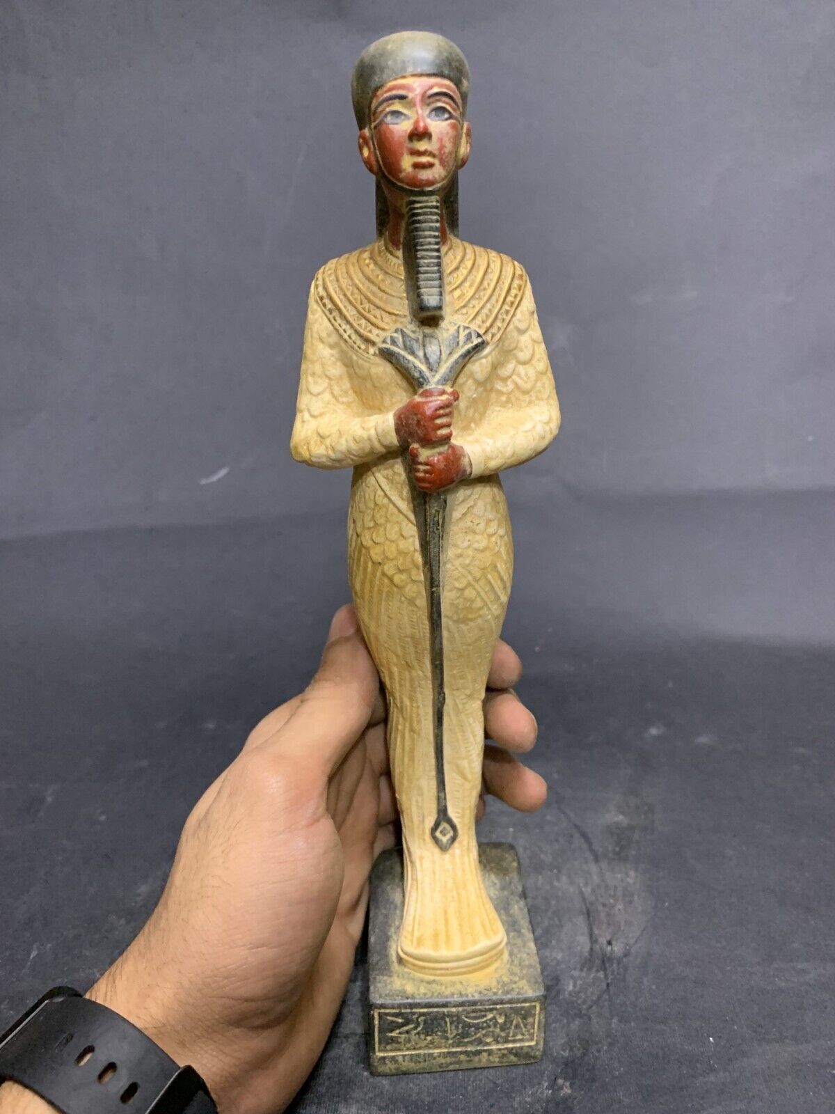 RARE ANCIENT EGYPTIAN ANTIQUES Statue Large God Ptah Lord Of Wisdom Egyptian BC
