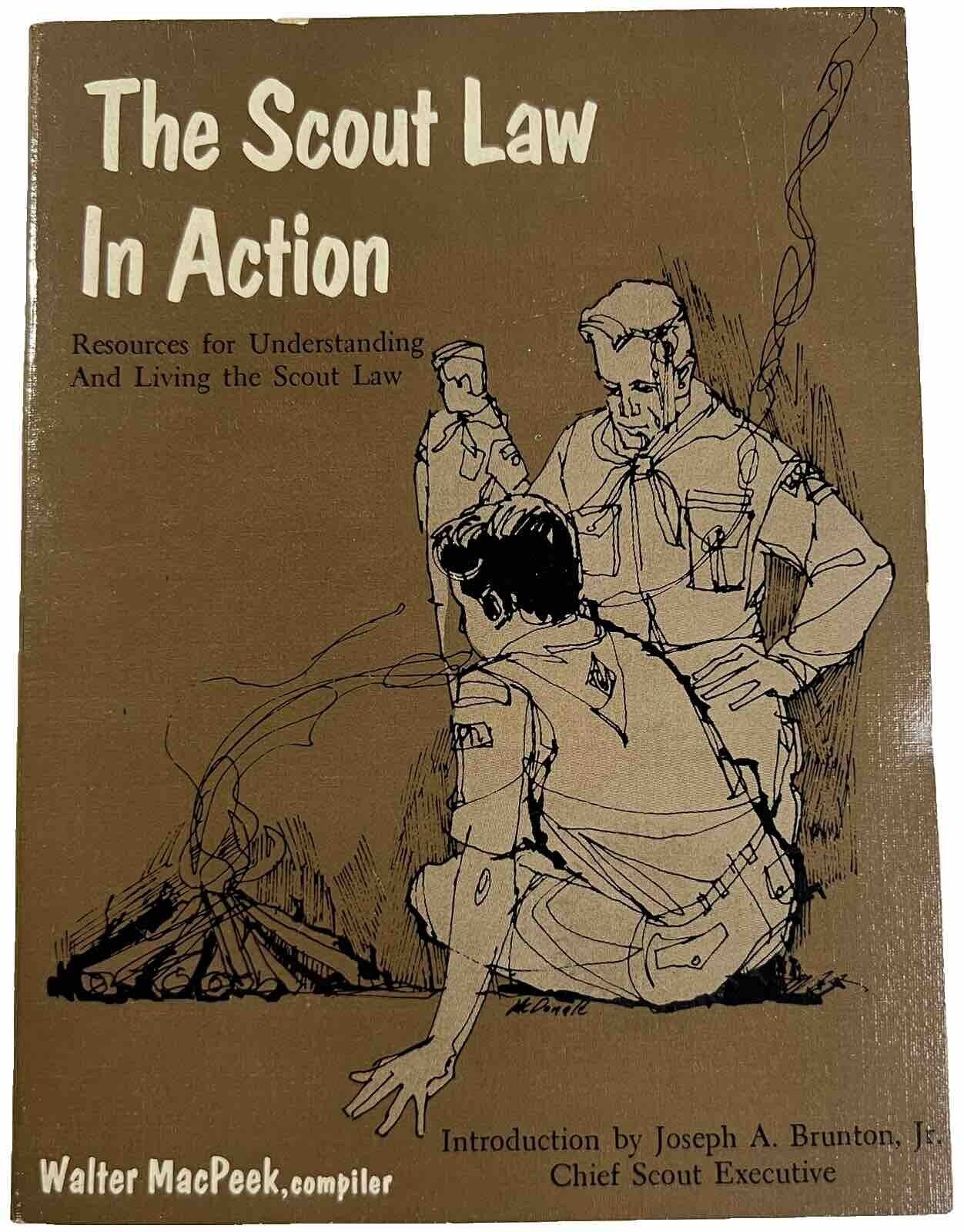 BSA The Scout Law in Action Copyright 1966 Paperback Compiled by MacPeek BS-613