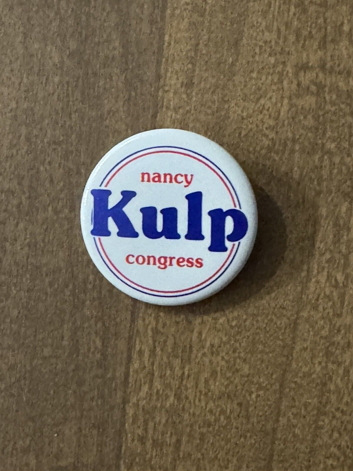 1984 Actress Nancy Kulp For PA Congress 1 3/4” Cello Campaign Button Bev. Hillb.