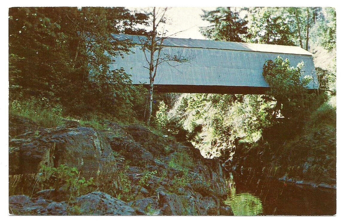 Chehalis Washington WA Postcard PE ELL Covered Bridge