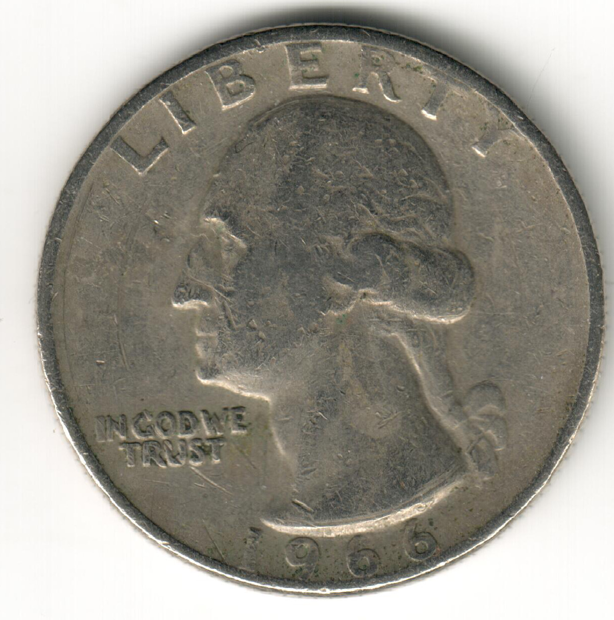 USA - 1966 - Heraldic Eagle Washington ¼ Dollar - #1265