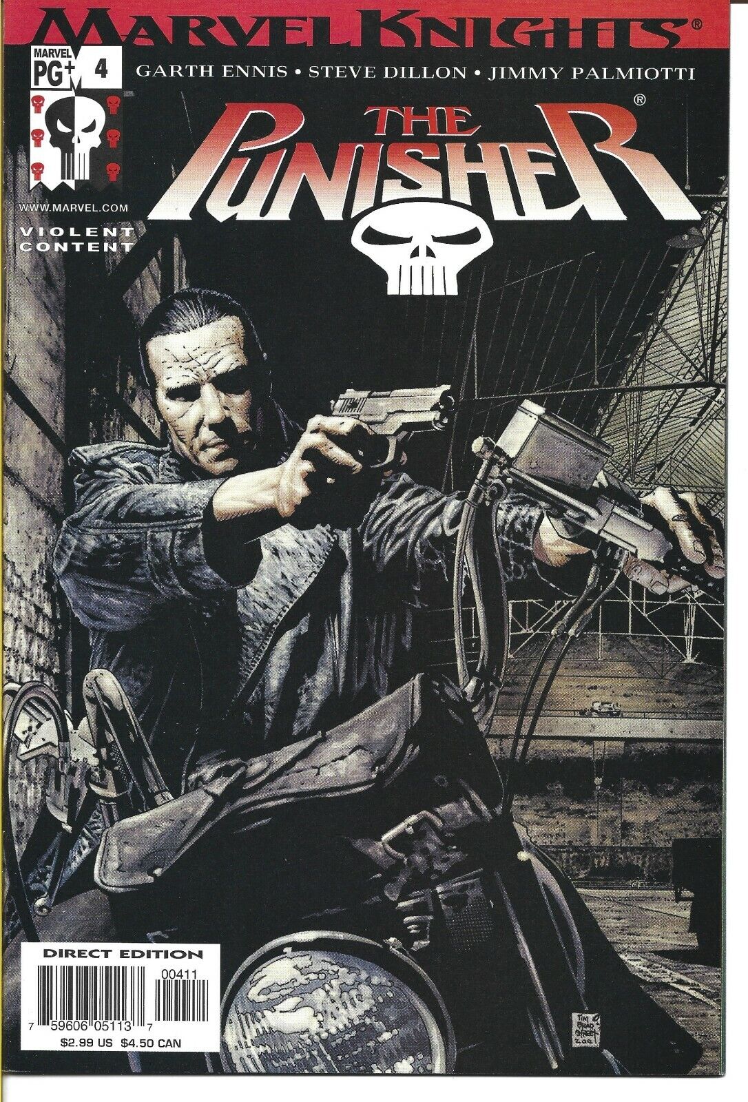 THE PUNISHER #4 MARVEL COMICS 2001 BAGGED AND BOARDED