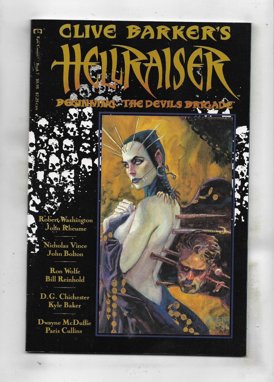 Hellraiser 1991 #7 Very Fine/Near Mint Clive Barker