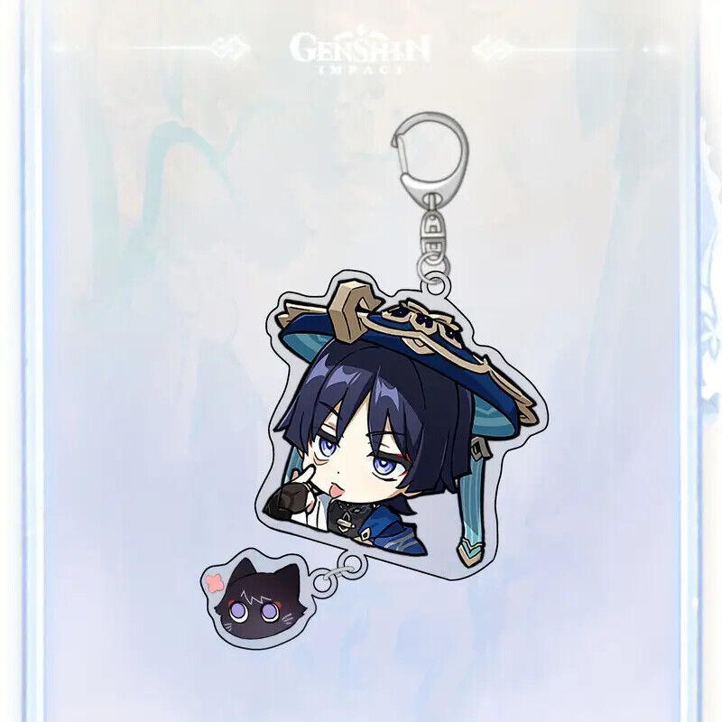 Genshin Impact Keychain, Anime Characters Keychain Collection , US Seller