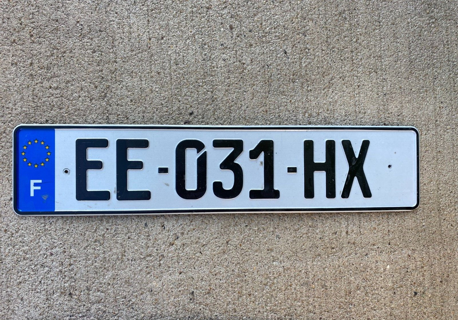 NOVELTY FRANCE LICENSE TAG PLATE  #EE031HX